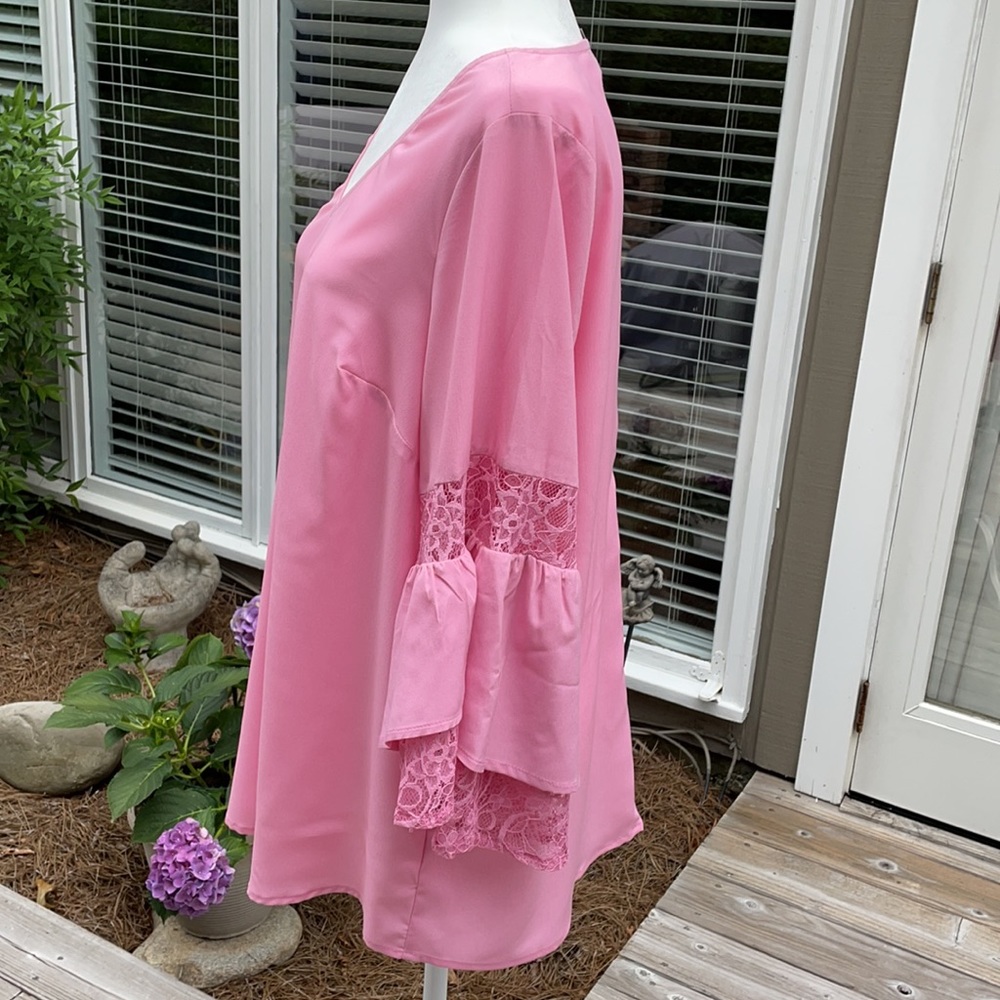 Lane Bryant Pink Tunic Size 10/12 NWT